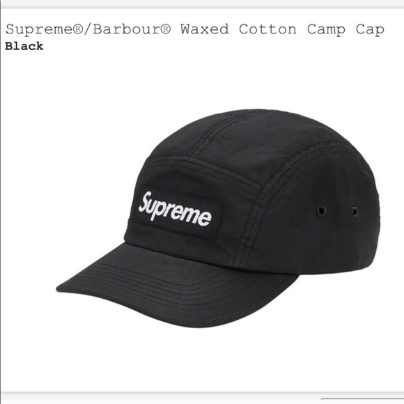 Supreme Other - Sold Supreme Barbour Waxed Cotton Camp Cap🆕